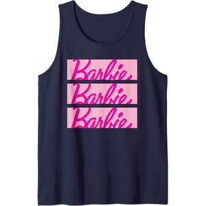 Barbie Classic Multi Logo Tank Top(Navy Blue)