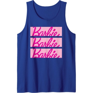 Barbie Classic Multi Logo Tank Top(Royal Blue)