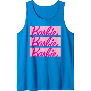 Barbie Classic Multi Logo Tank Top(Sapphire Blue)