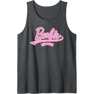 Barbie Logo – Since 1959 Tank Top(Dark Heather Grey)