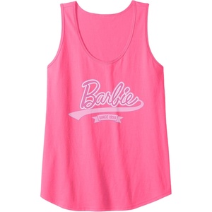 Barbie Logo – Since 1959 Tank Top(Neon Pink)