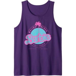 Barbie Malibu Beach California Tank Top(Purple)