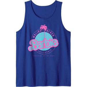 Barbie Malibu Beach California Tank Top(Royal Blue)