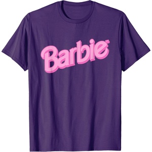 Barbie Pink Logo T-Shirt(Purple)