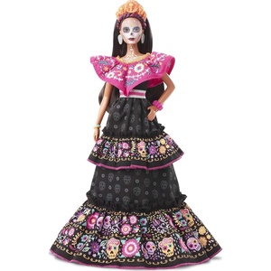 Barbie Rewind Doll & Accessories with Curly Black Hair & 1980s-inspired Slumber Party Outfit, Collectible & Displayable(Multi_color)