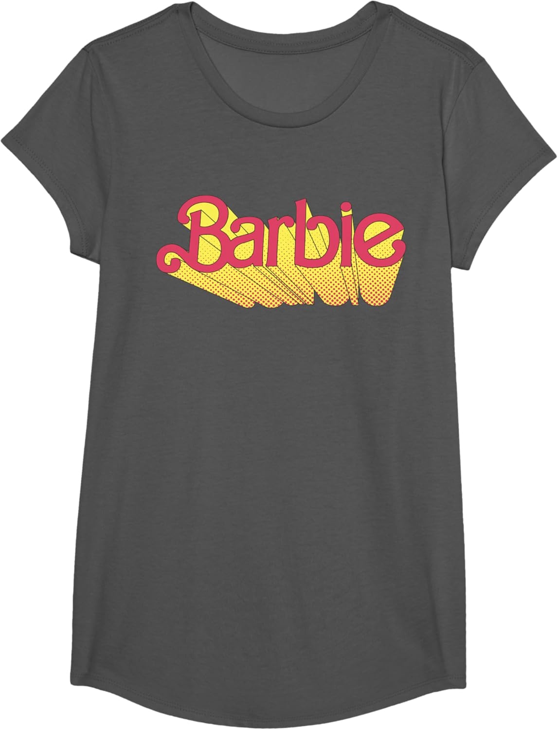 imageBarbie Comic Book Logo TShirtAsphalt Grey