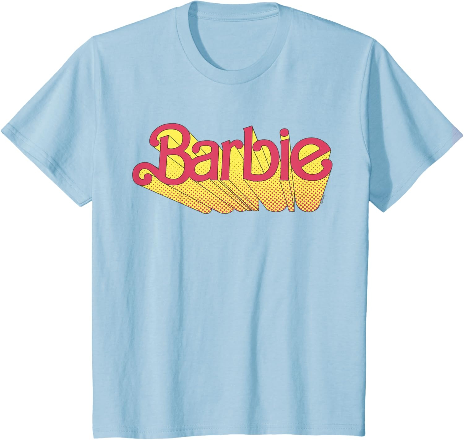 imageBarbie Comic Book Logo TShirtBaby Blue