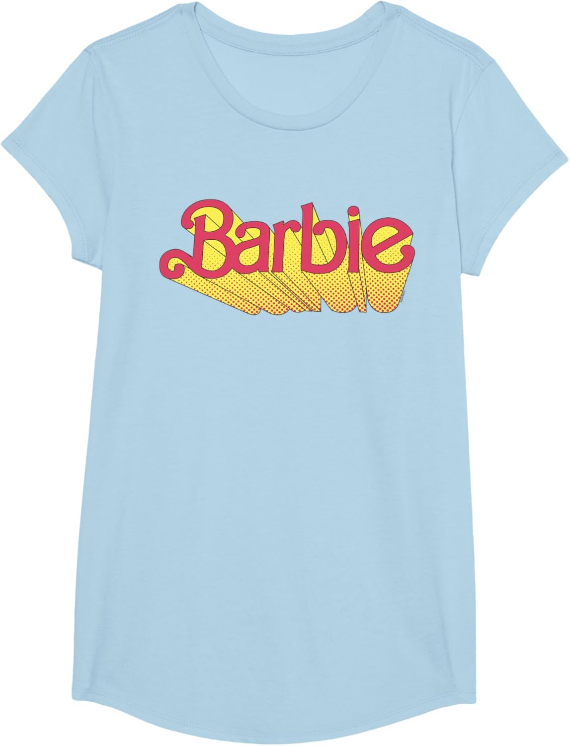 imageBarbie Comic Book Logo TShirtBaby Blue