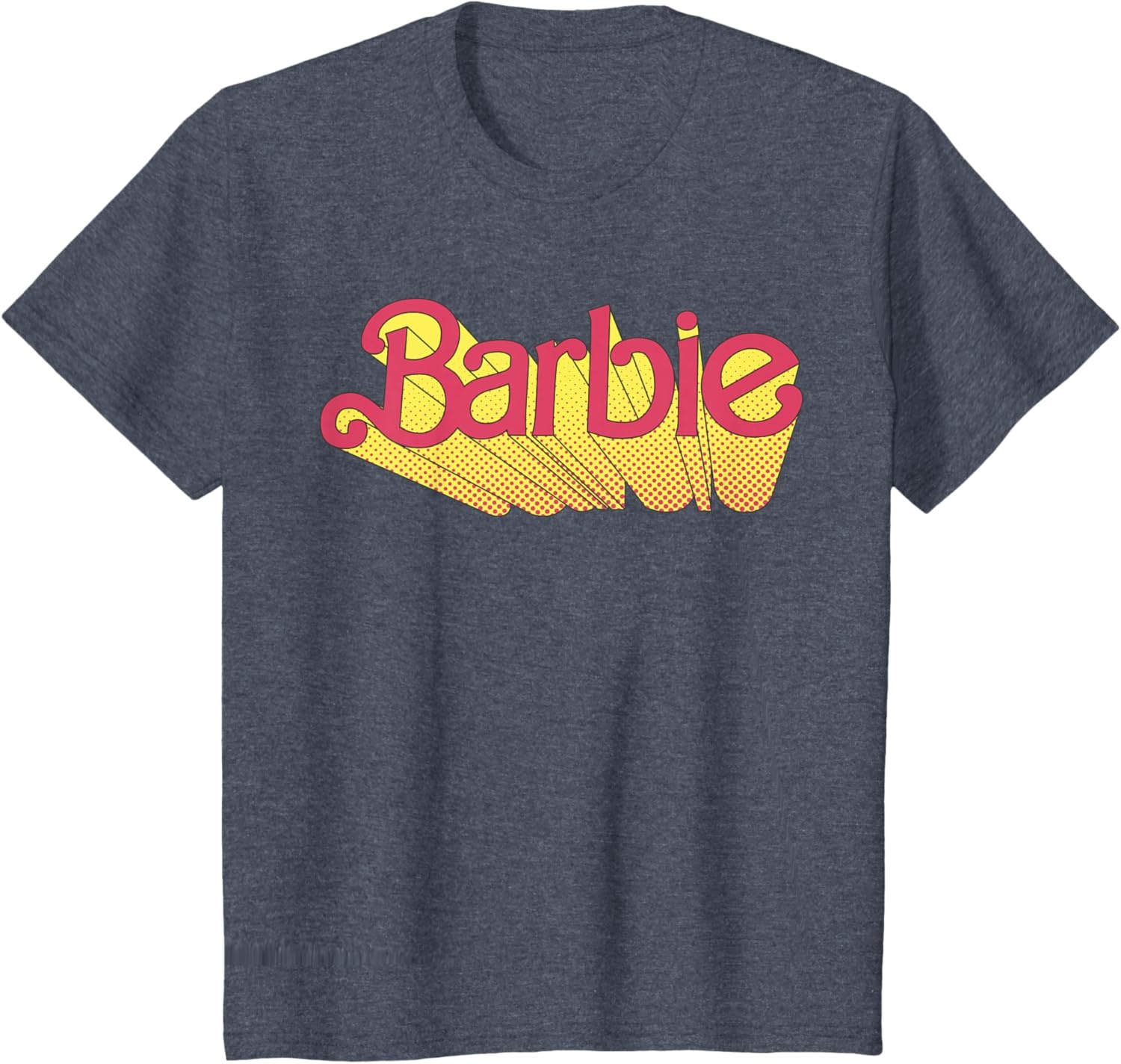 imageBarbie Comic Book Logo TShirtHeather Blue