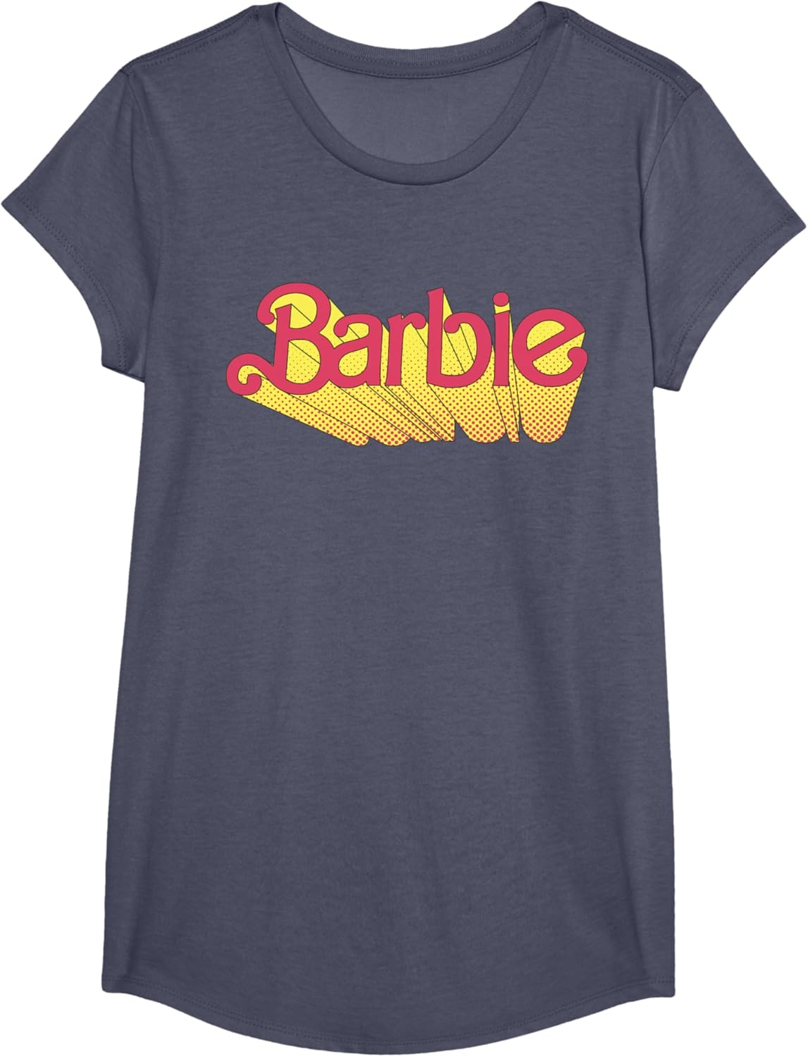 imageBarbie Comic Book Logo TShirtHeather Blue