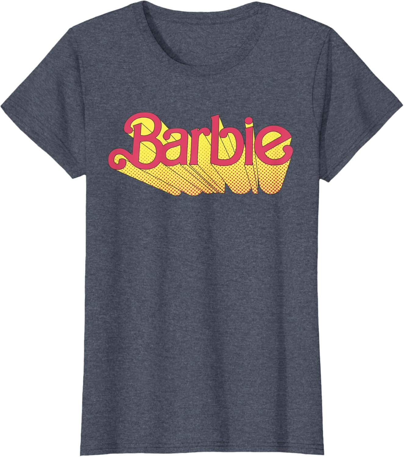 imageBarbie Comic Book Logo TShirtHeather Blue