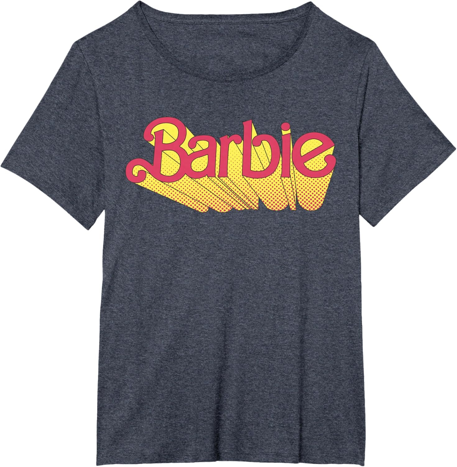 imageBarbie Comic Book Logo TShirtHeather Blue