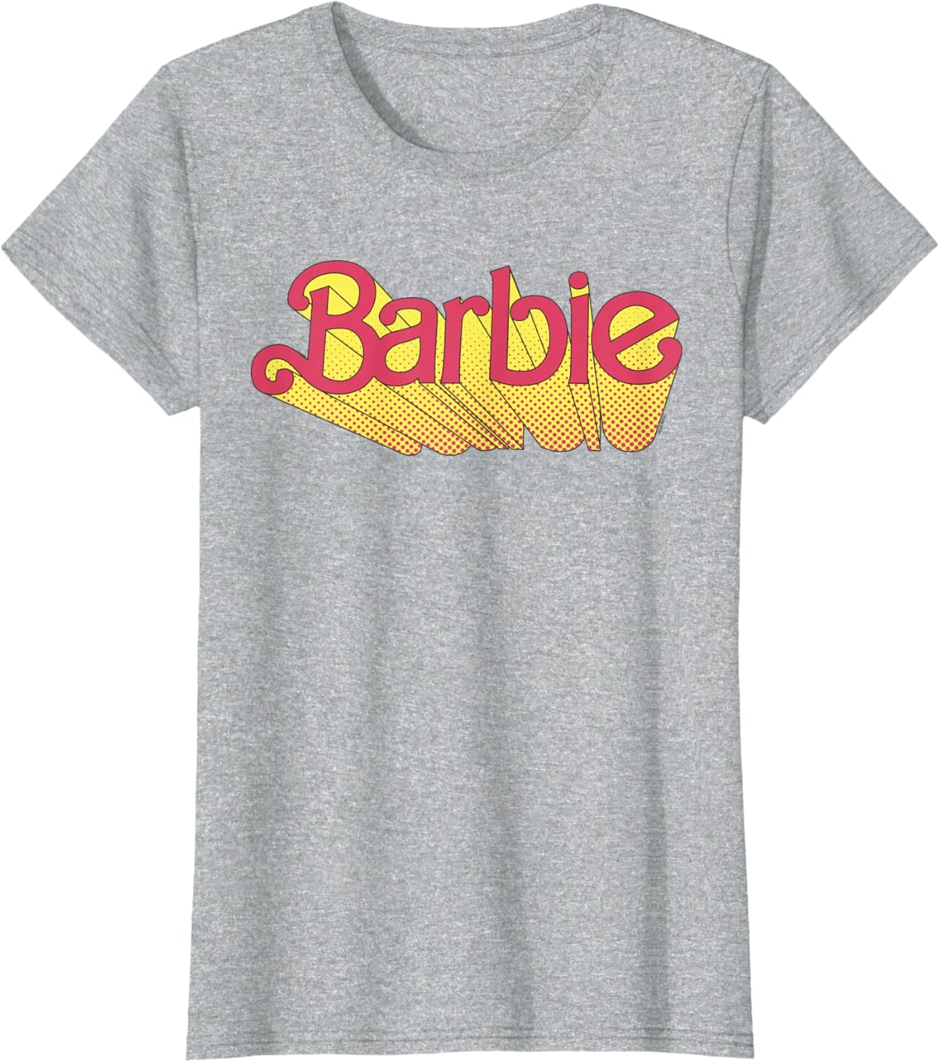 imageBarbie Comic Book Logo TShirtHeather Grey