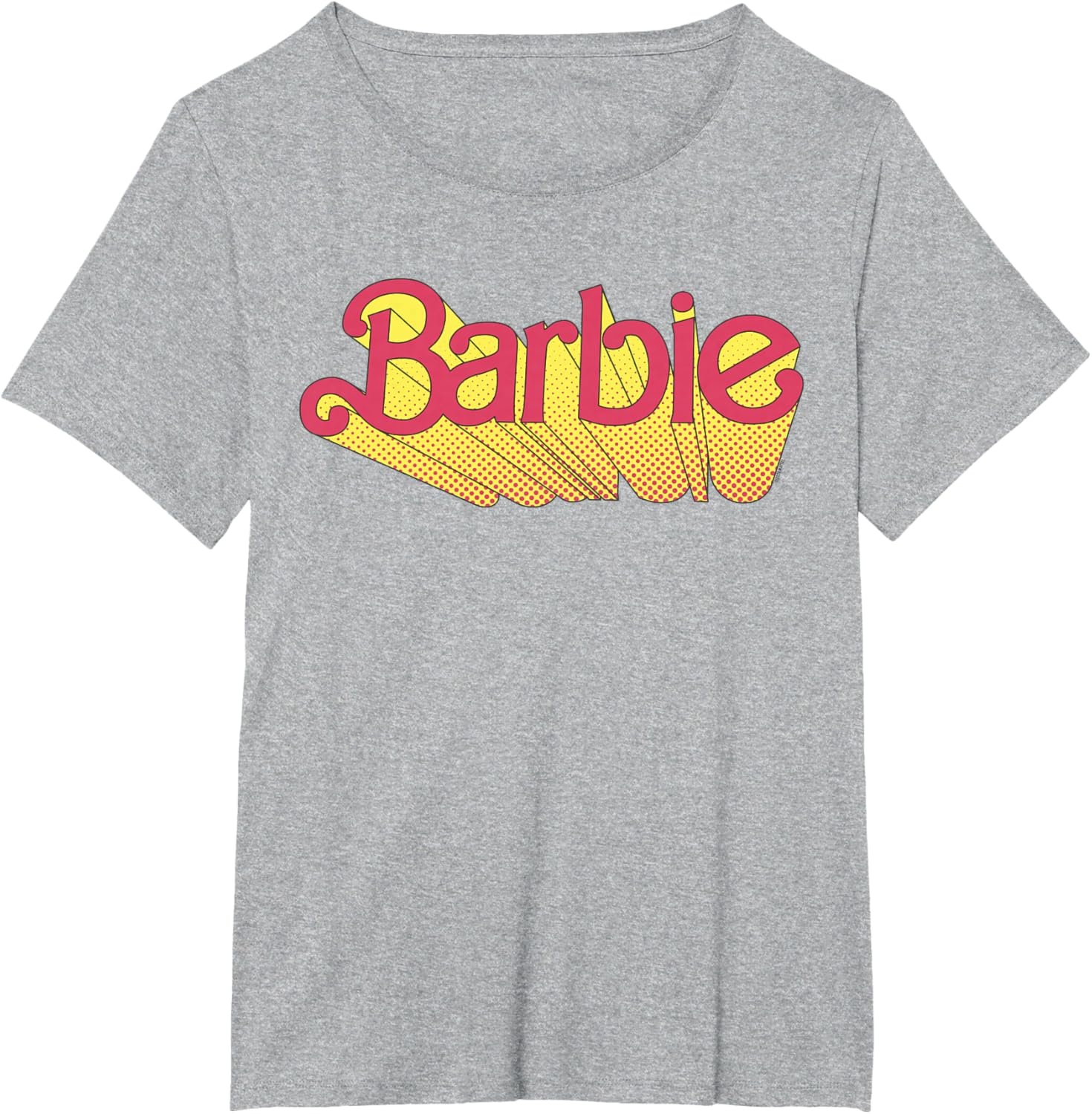 imageBarbie Comic Book Logo TShirtHeather Grey