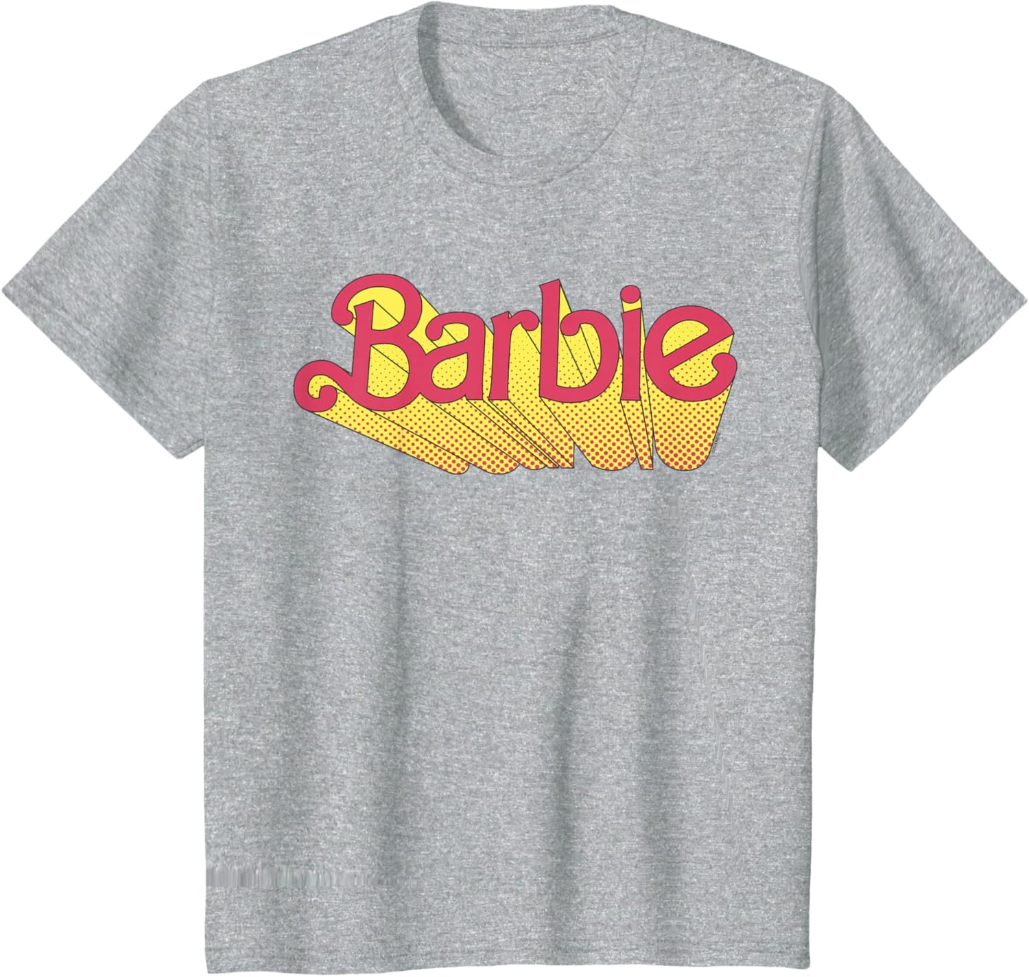 imageBarbie Comic Book Logo TShirtHeather Grey