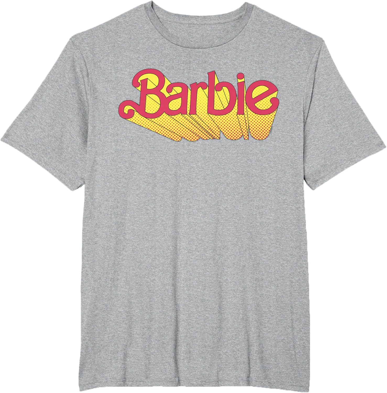 imageBarbie Comic Book Logo TShirtHeather Grey