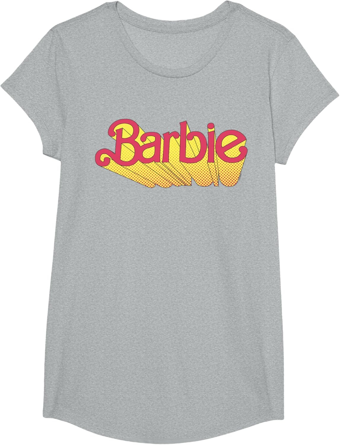 imageBarbie Comic Book Logo TShirtHeather Grey