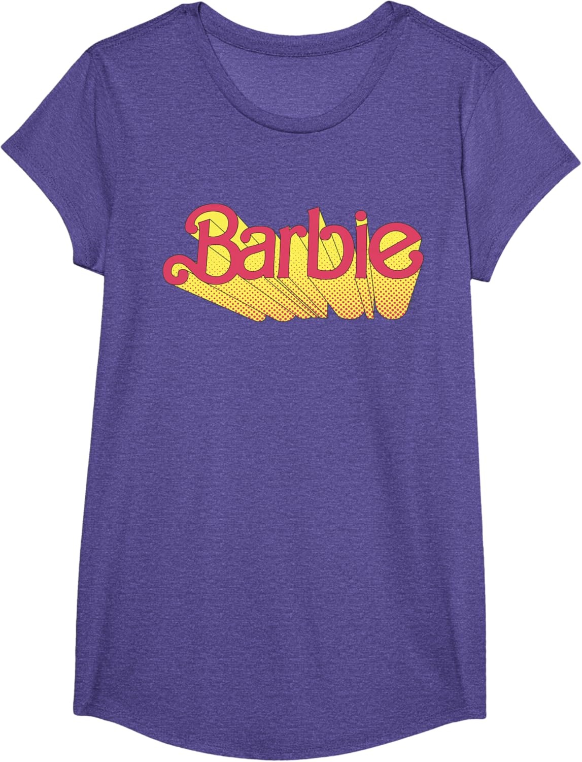 imageBarbie Comic Book Logo TShirtPurple Heather