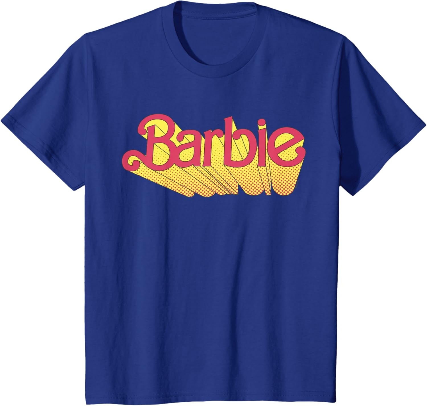 imageBarbie Comic Book Logo TShirtRoyal Blue
