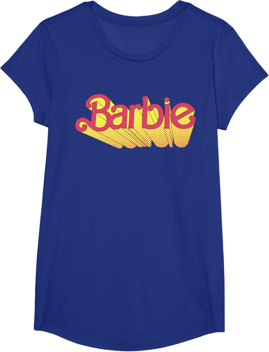 imageBarbie Comic Book Logo TShirtRoyal Blue