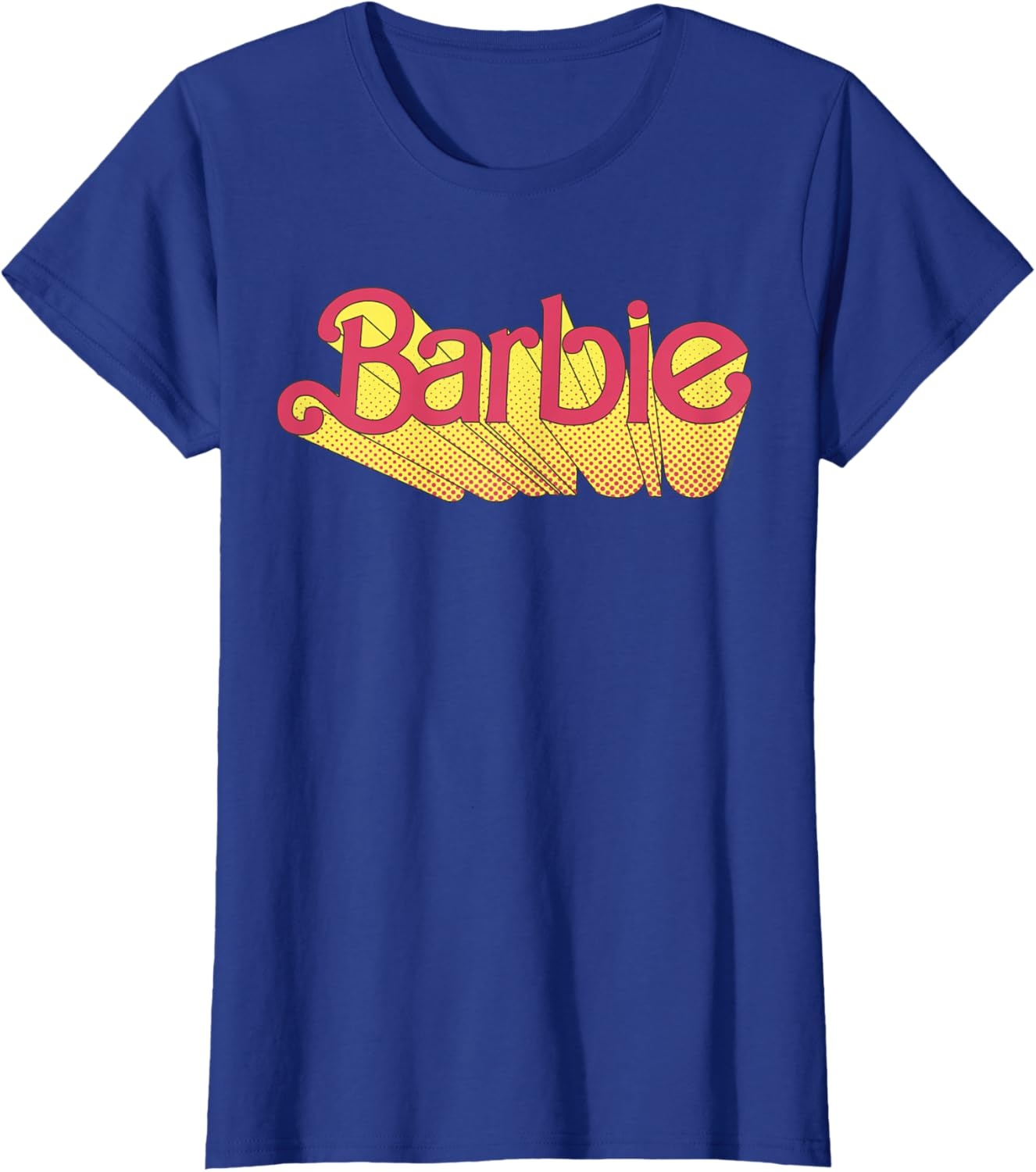 imageBarbie Comic Book Logo TShirtRoyal Blue