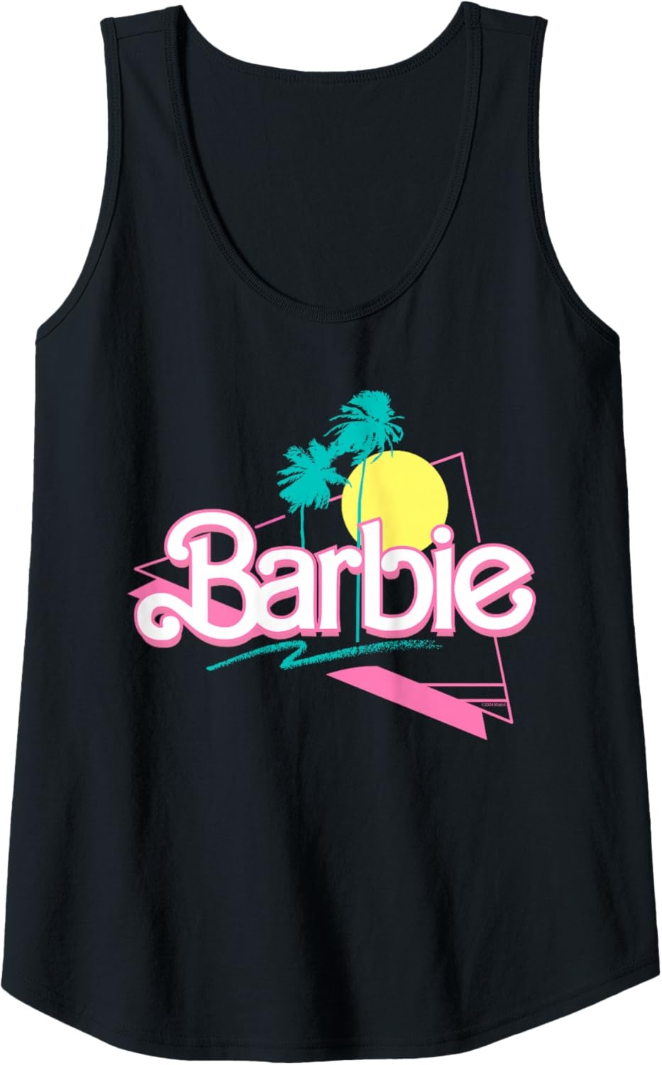 imageBarbie 90s Retro Logo Tank TopBlack