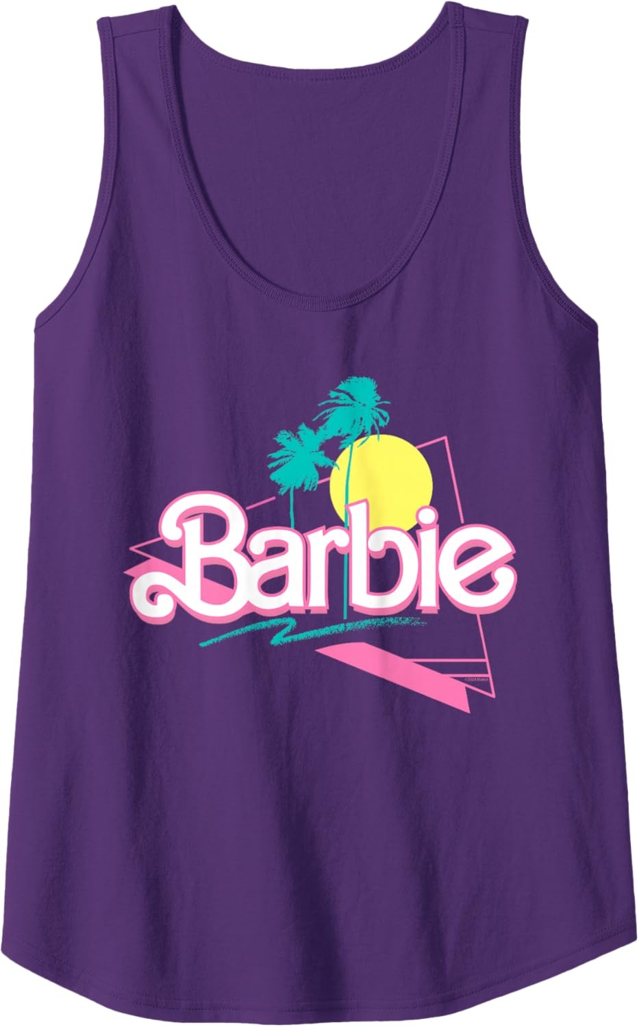 imageBarbie 90s Retro Logo Tank TopPurple