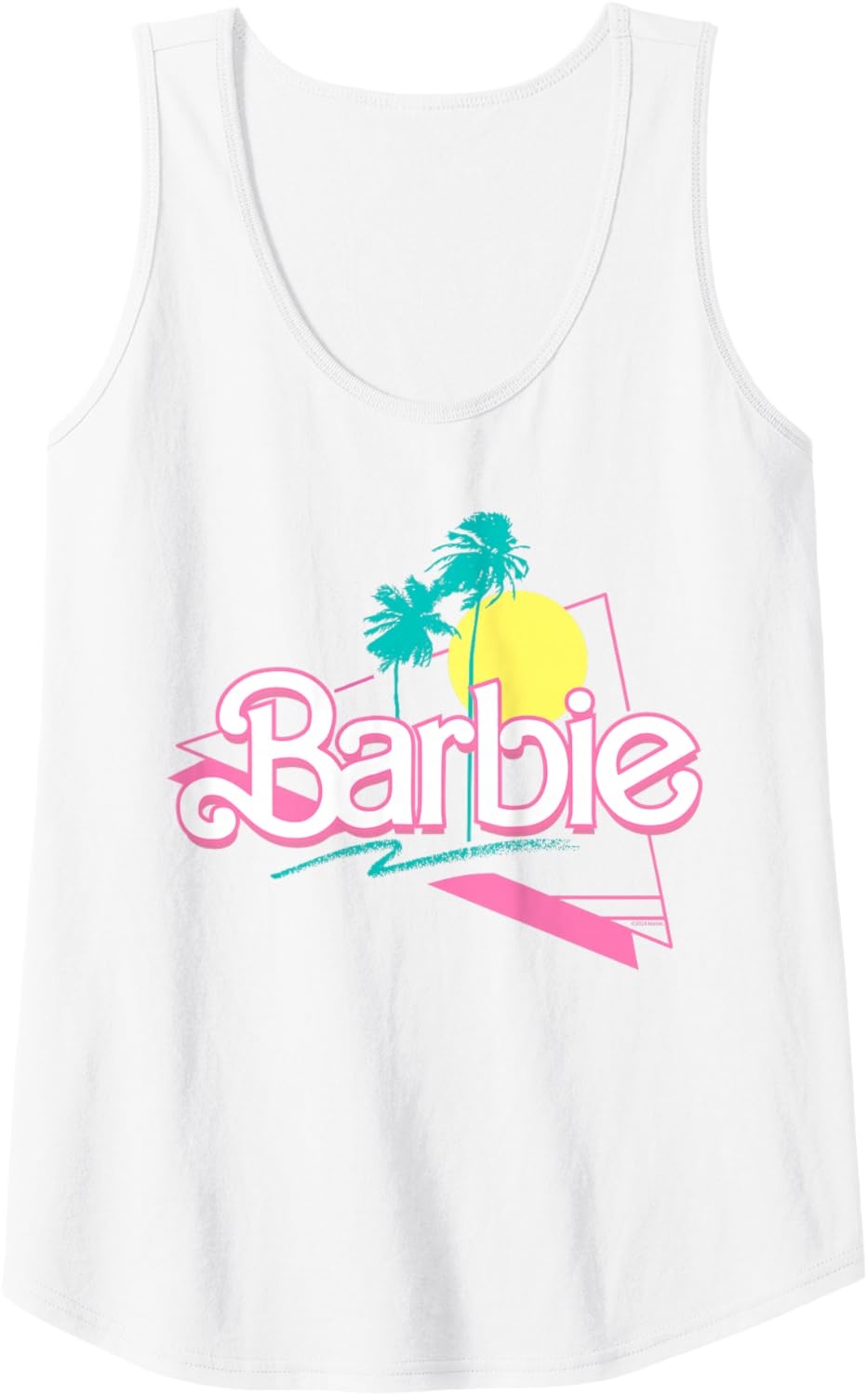 imageBarbie 90s Retro Logo Tank TopWhite