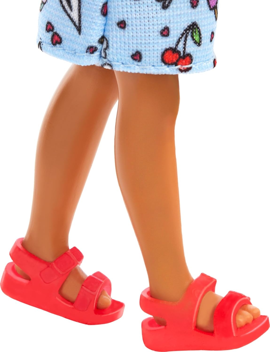 imageBarbie Chelsea Doll Small Doll Wearing Removable Checked Dress amp Pink Shoes with Blonde Hair amp Blue EyesGirl Blue Dress