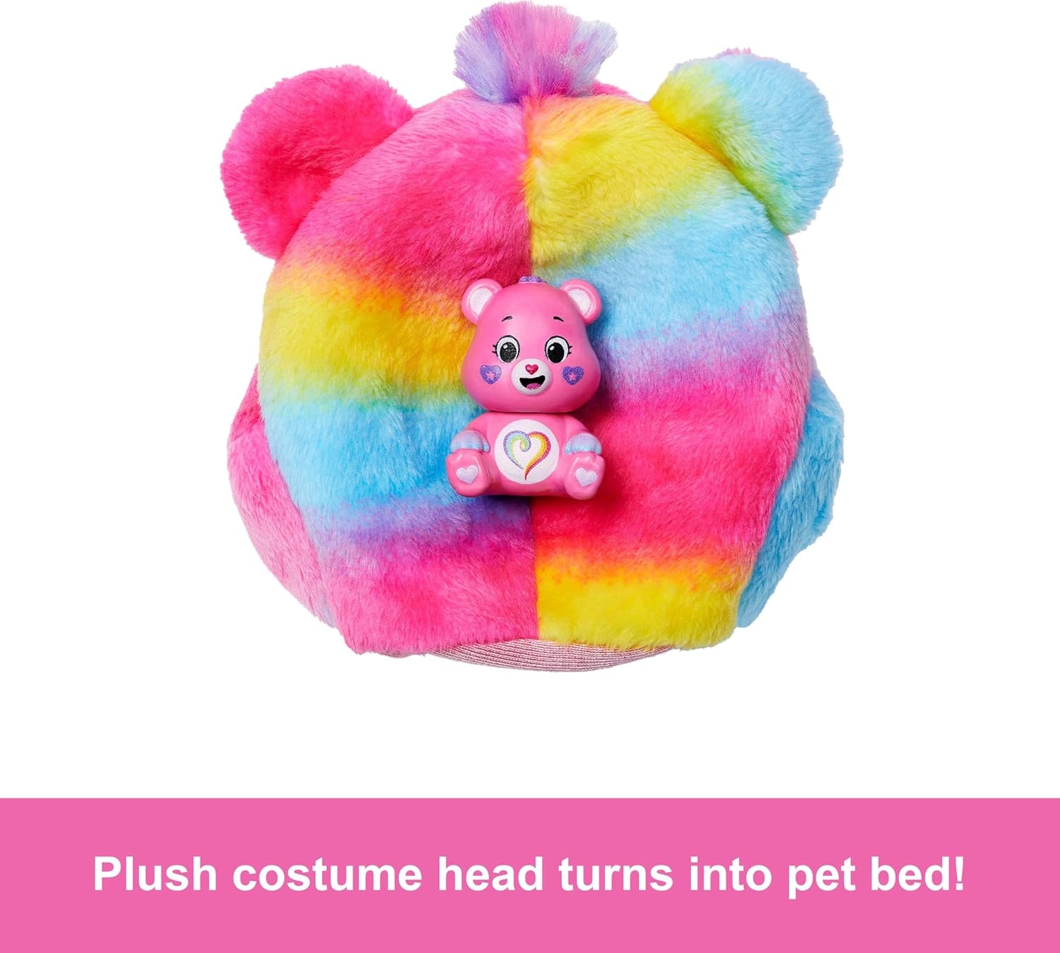imageBarbie Cutie Reveal Care Bears Doll amp Accessories Series 2 Togetherness Bear with 10 Surprises Including Color Change amp Mini Bear