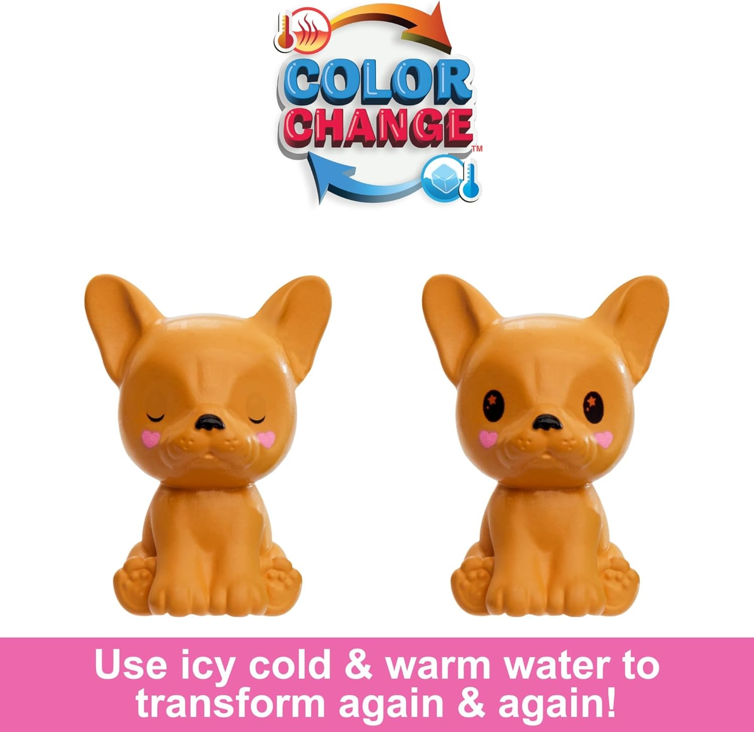 imageBarbie Cutie Reveal Chelsea Doll amp Accessories Animal Plush Costume amp 6 Surprises Including Color Change Kitten as Red PandaDogFrog
