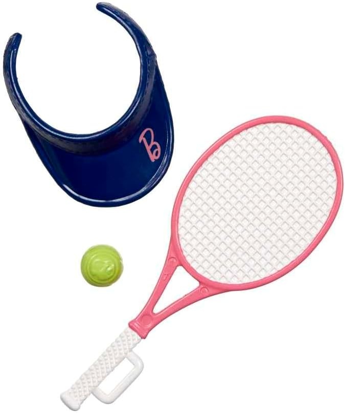 imageBarbie Doll amp Accessories Career Tennis Player Doll with Racket and BallDoll