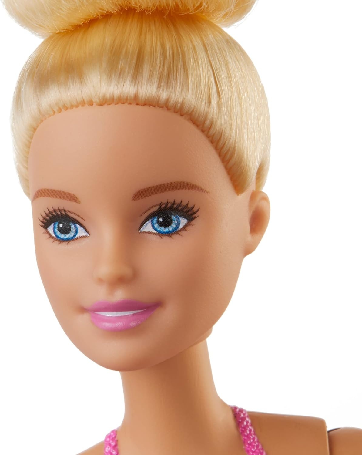 imageBarbie Dreamtopia Twinkle Lights Ballerina Doll with Brunette Hair amp LightUp Feature Wearing Removable Headband amp Purple TutuMulticolor