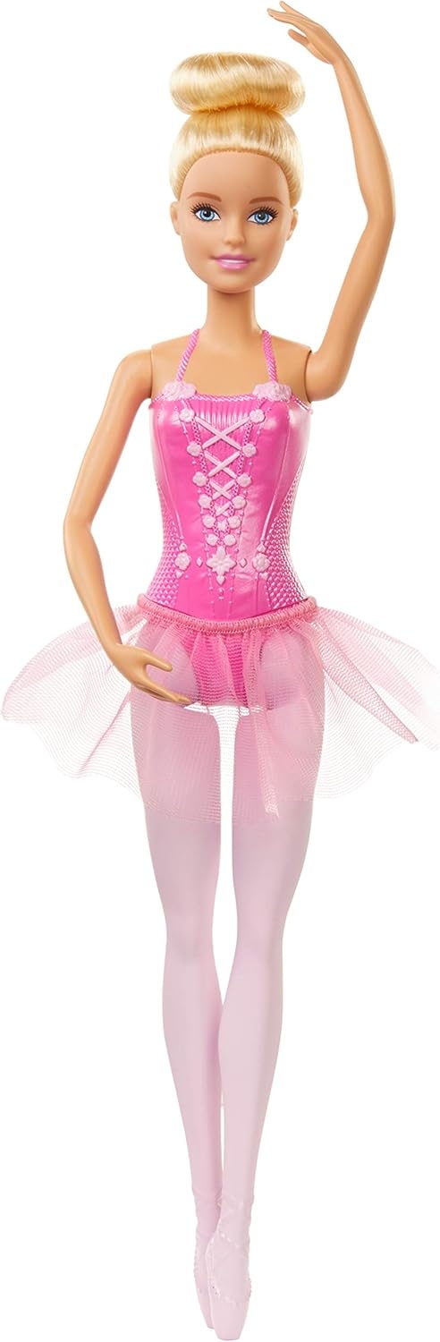 imageBarbie Dreamtopia Twinkle Lights Ballerina Doll with Brunette Hair amp LightUp Feature Wearing Removable Headband amp Purple TutuMulticolor