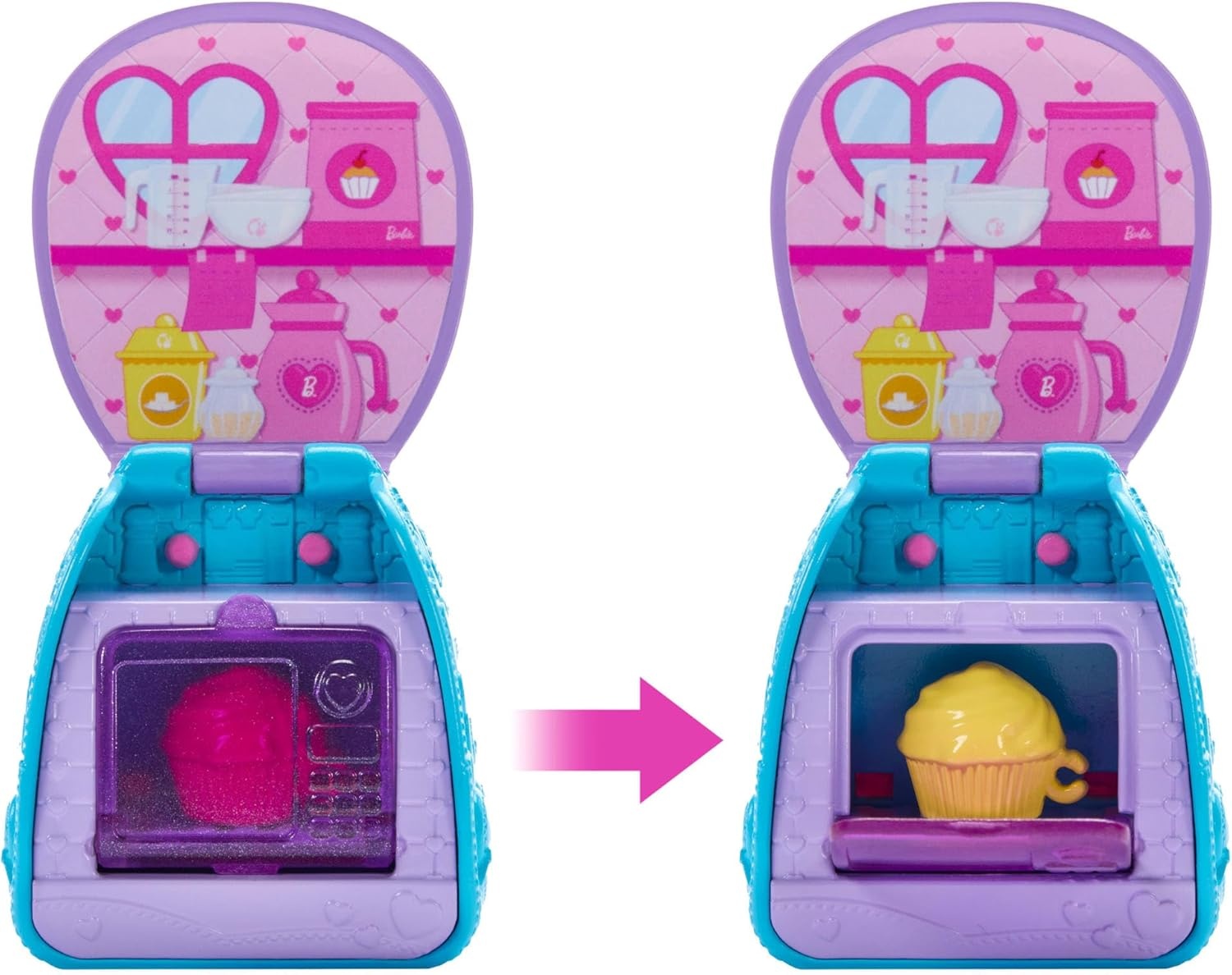 imageBarbie Family amp Friends Cupcake Baking Backpack Blonde Chelsea Doll Wearable Backpack with Baking Play Pieces