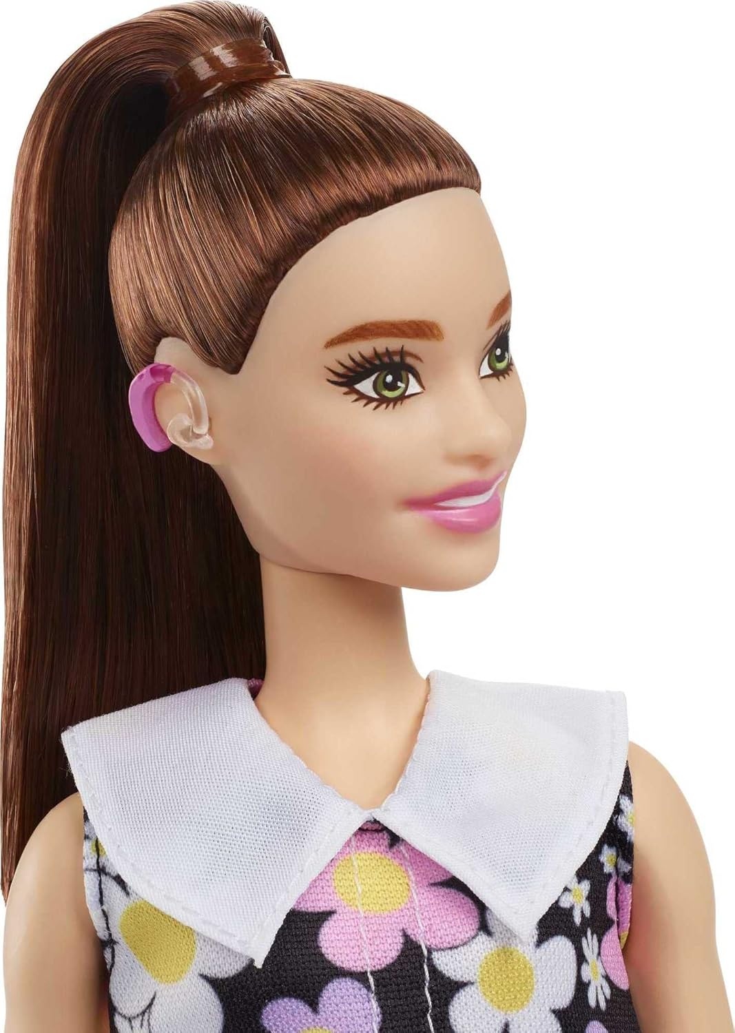 imageBarbie Fashionistas Doll 199 Curvy amp Tall with Wavy Black Hair Gingham CutOut Dress amp Accessories Including Shoes amp ScrunchieStyle BraceletArt Sports Modern