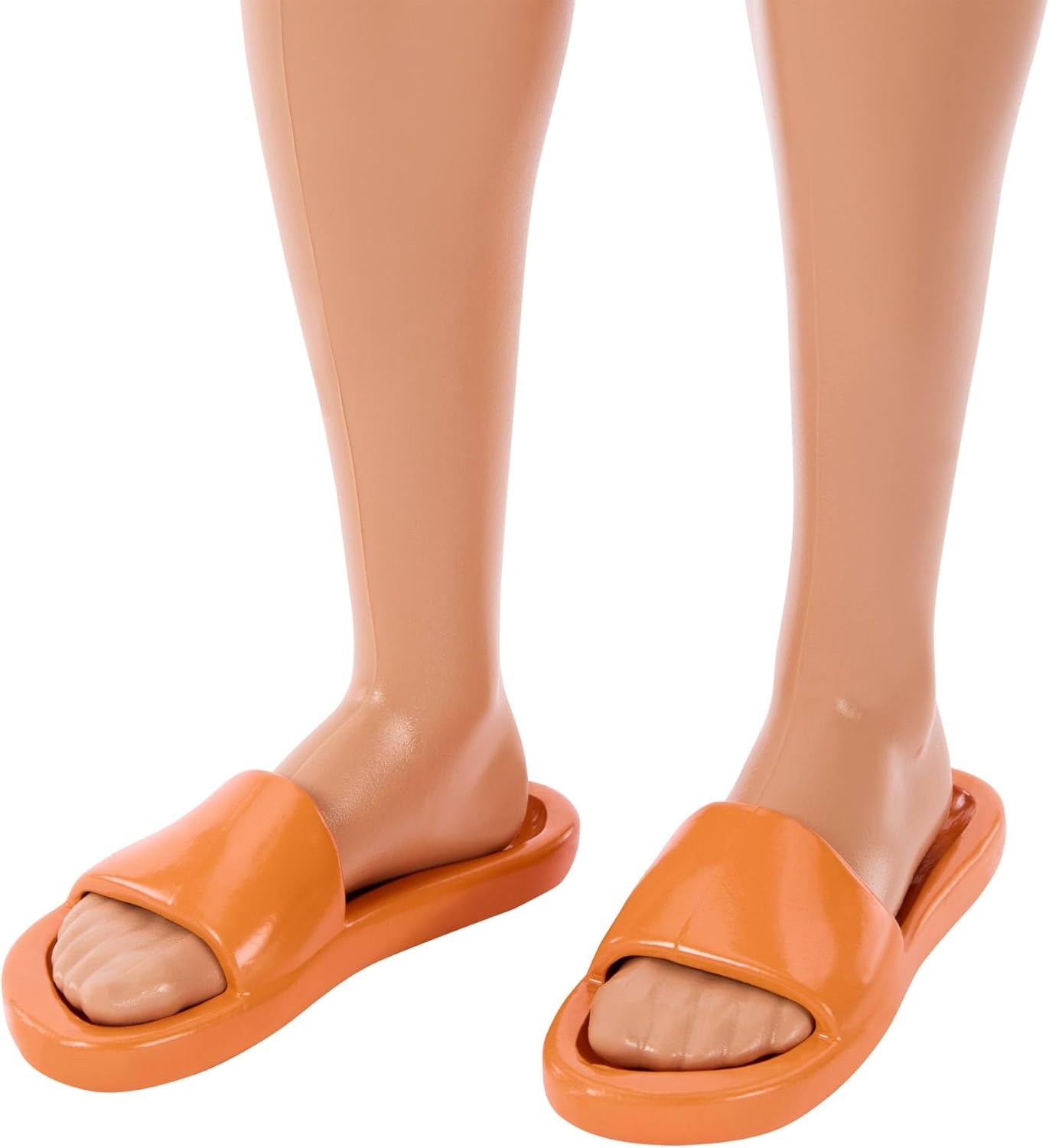 imageBarbie Fashionistas Style Ken Doll 252 with Blond Hair Wearing Orange and Yellow PolkaDot Board Shorts with Yellow and White Striped Shirt Orange Shoes