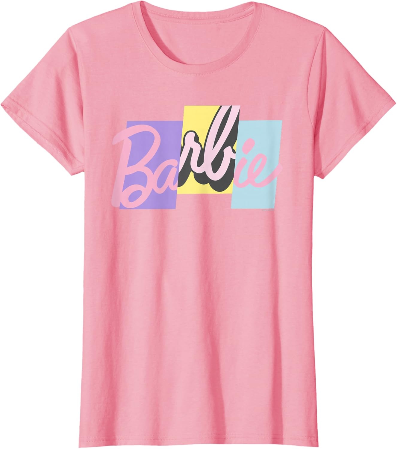 imageBarbie Mixed Pastel Logo TShirtPink