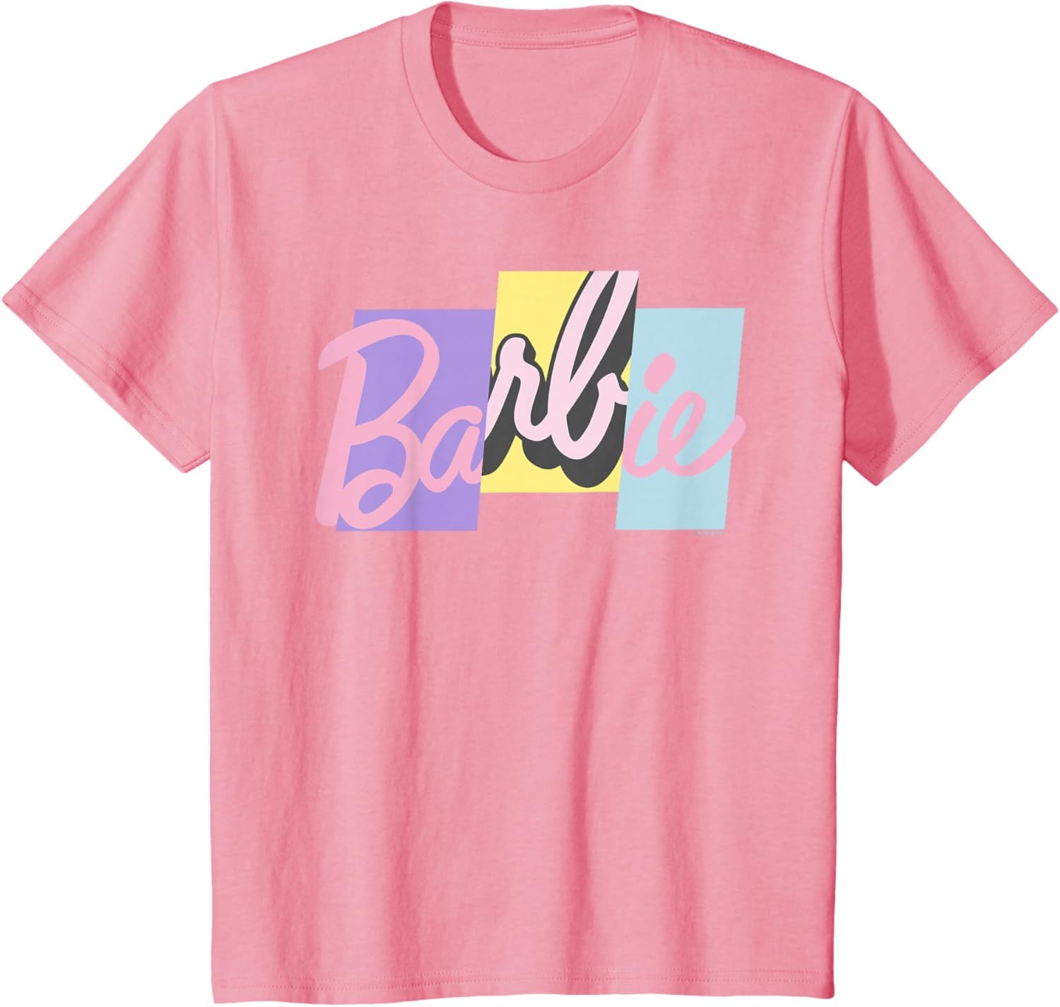 imageBarbie Mixed Pastel Logo TShirtPink