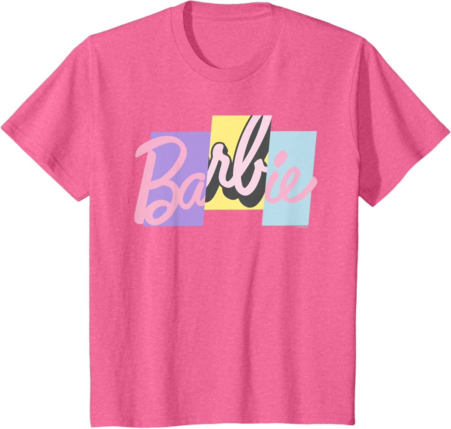 imageBarbie Mixed Pastel Logo TShirtPink Heather