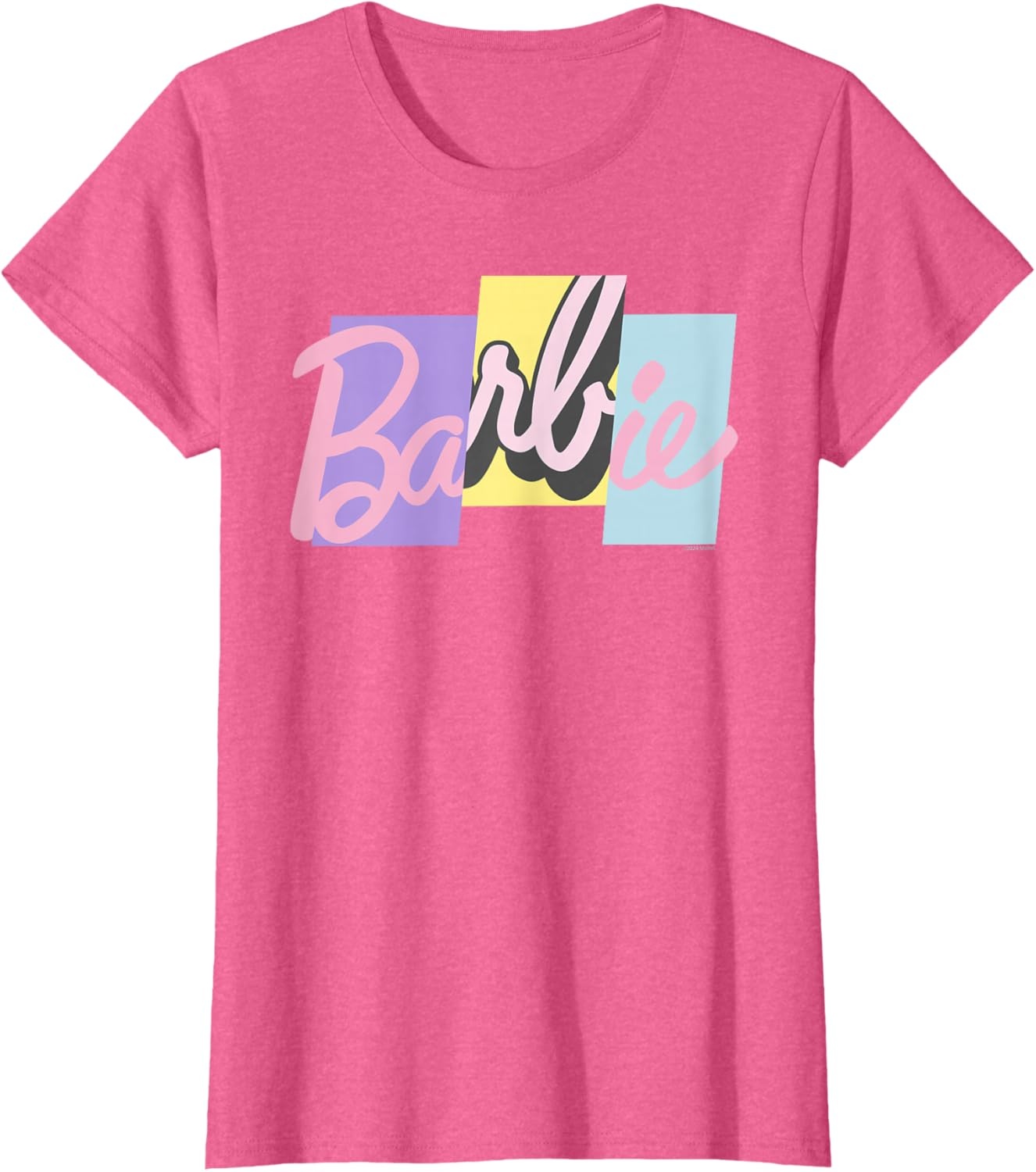 imageBarbie Mixed Pastel Logo TShirtPink Heather