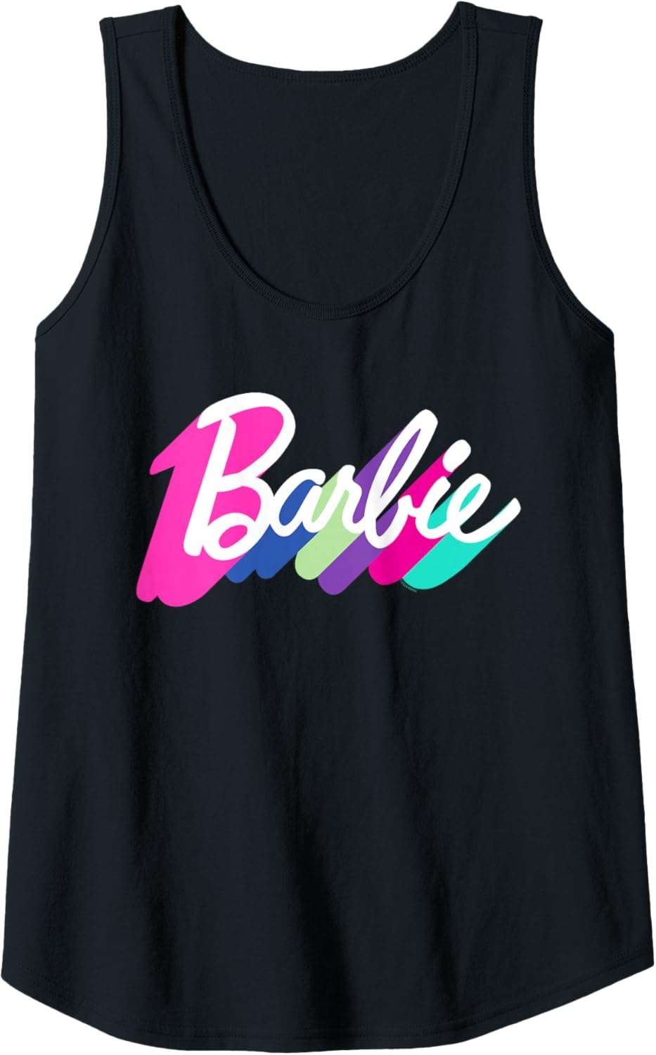 imageBarbie Multicolor Logo Tank TopBlack