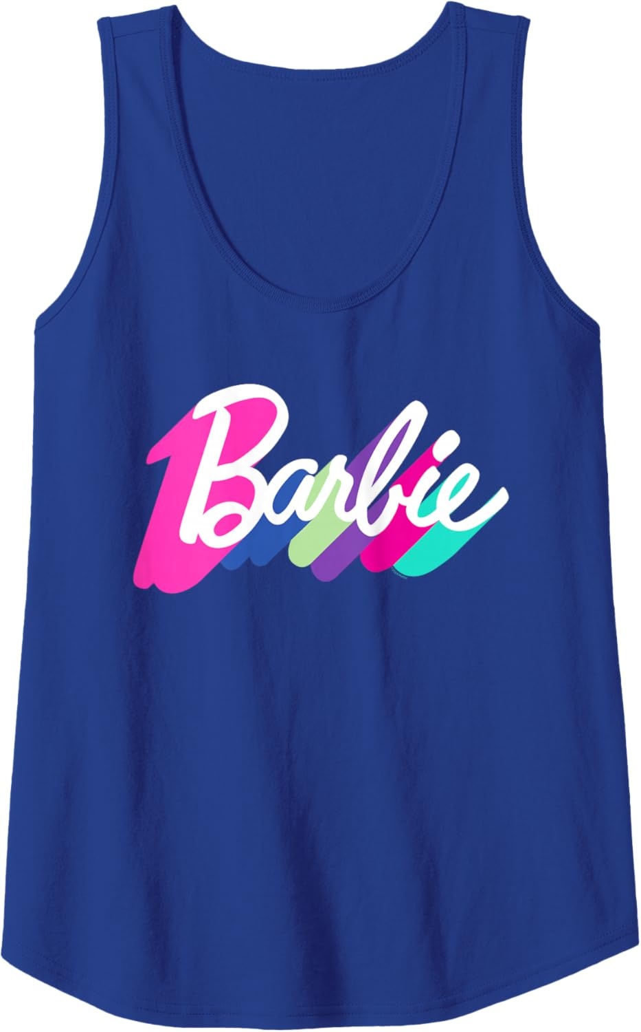 imageBarbie Multicolor Logo Tank TopRoyal Blue