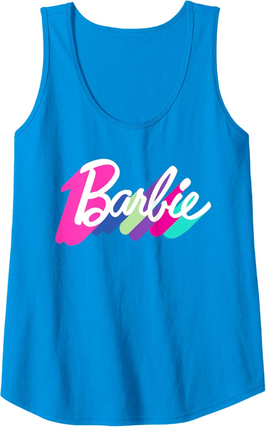 imageBarbie Multicolor Logo Tank TopSapphire Blue