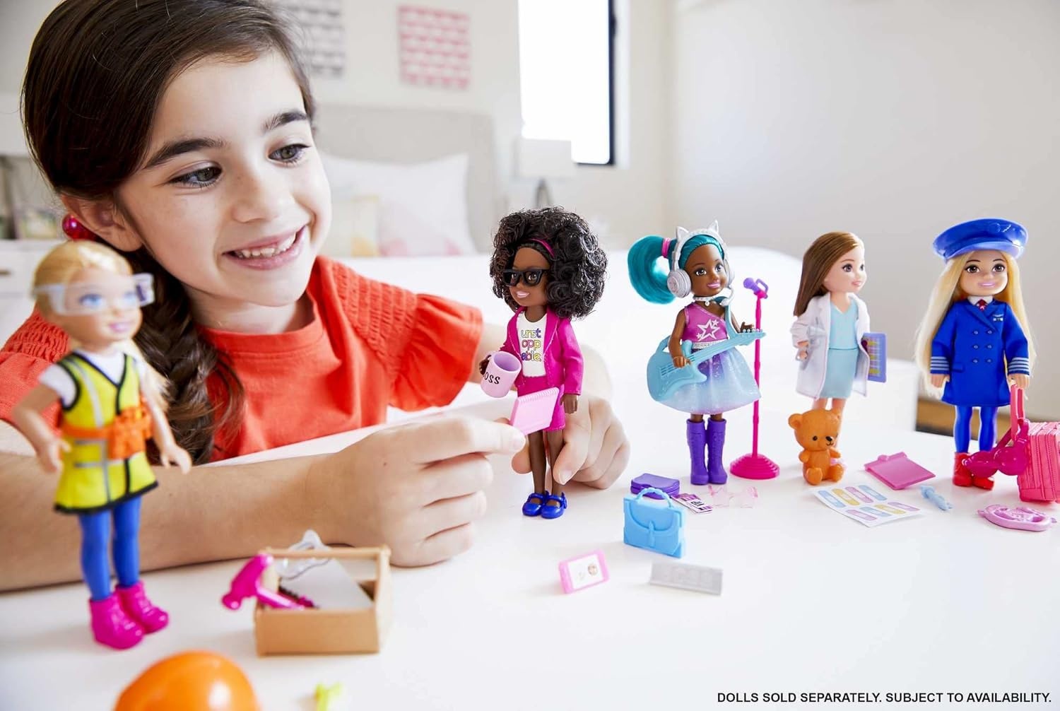 imageBarbie Playset with Brunette Chelsea Can Be Doctor Doll amp Accessories Including Clipboard Medical Tools amp Bandage Stickers6 Inch