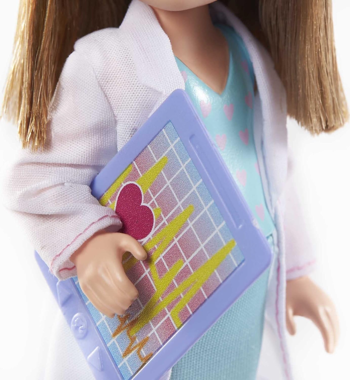 imageBarbie Playset with Brunette Chelsea Can Be Doctor Doll amp Accessories Including Clipboard Medical Tools amp Bandage Stickers6 Inch