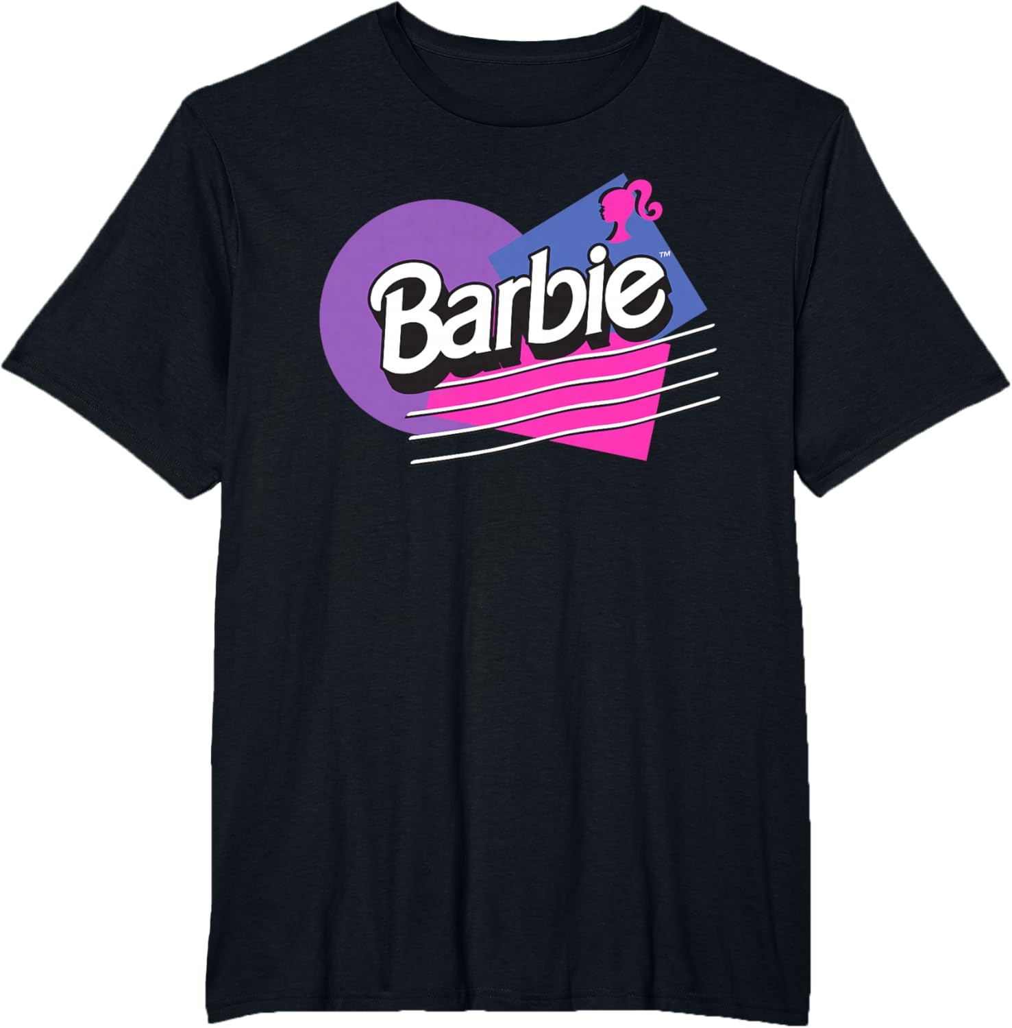 imageBarbie Retro Logo TShirtBlack
