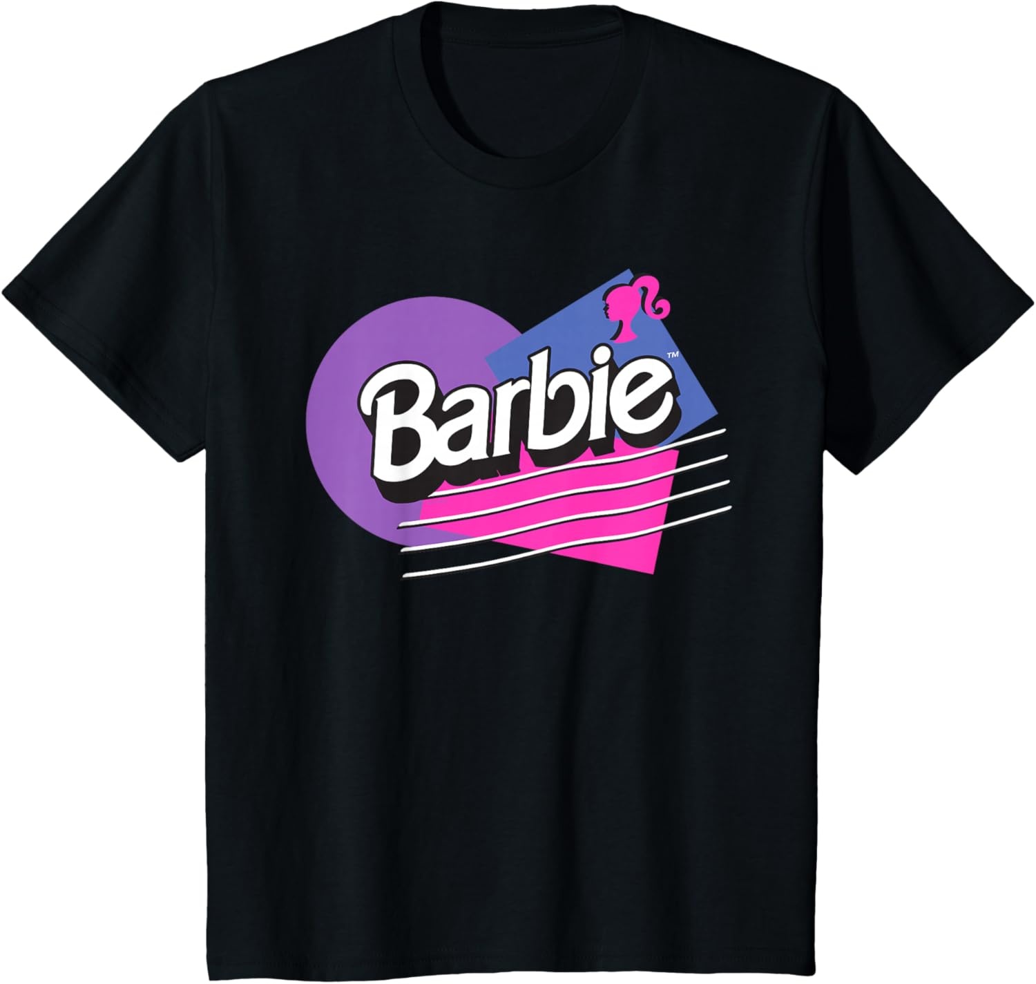 imageBarbie Retro Logo TShirtBlack