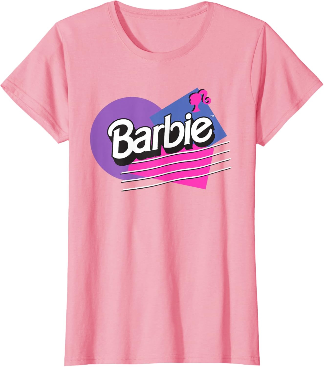 imageBarbie Retro Logo TShirtPink