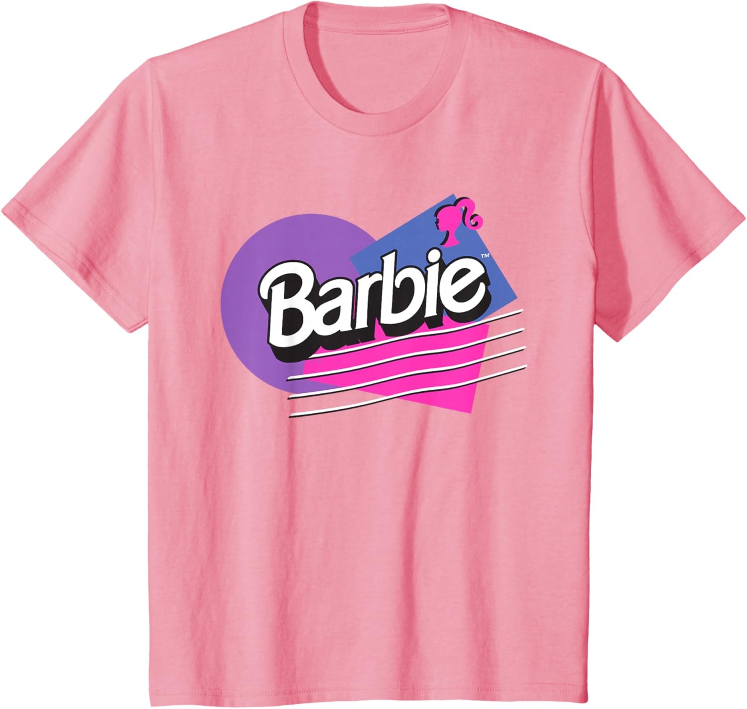 imageBarbie Retro Logo TShirtPink